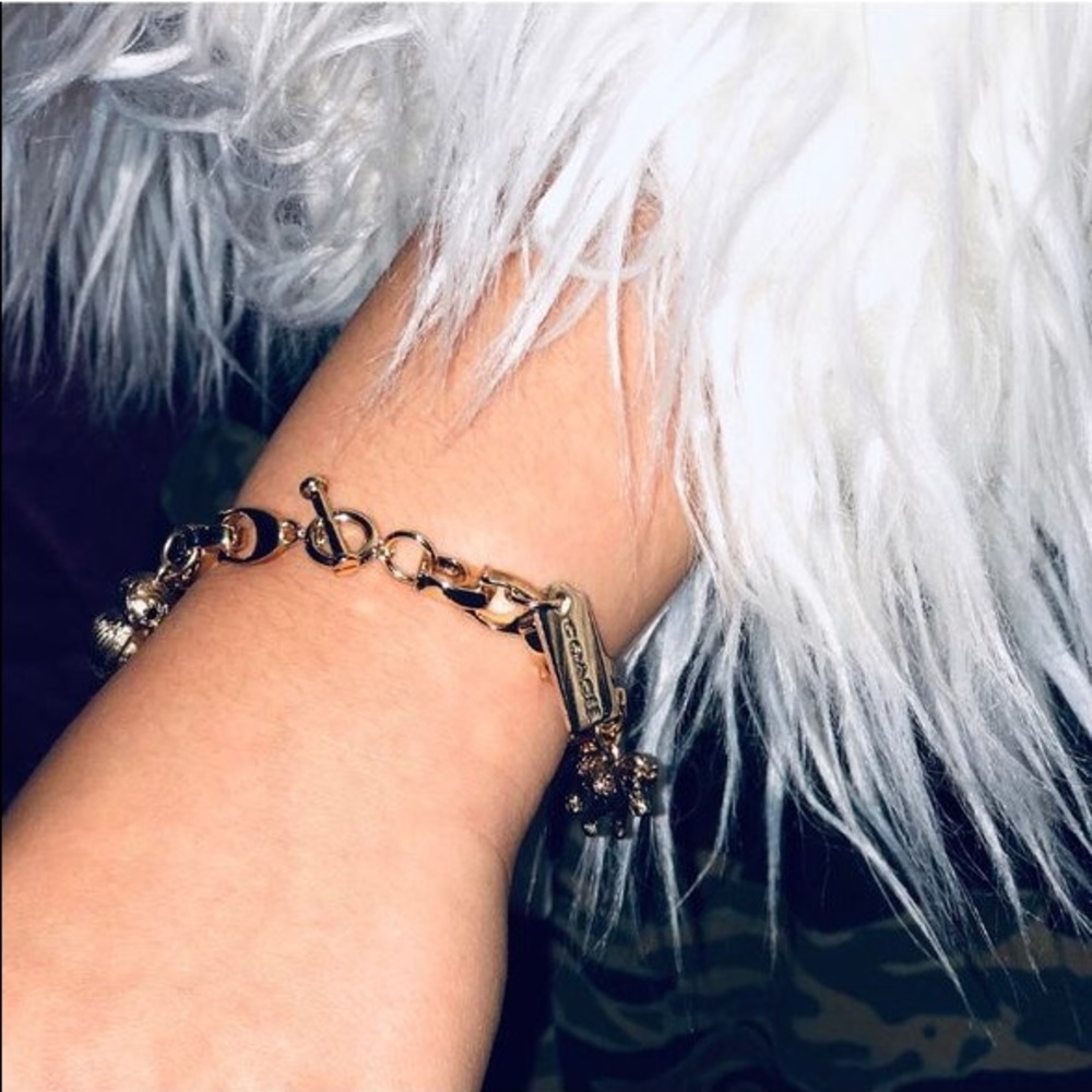 Charm me out coach bracelet